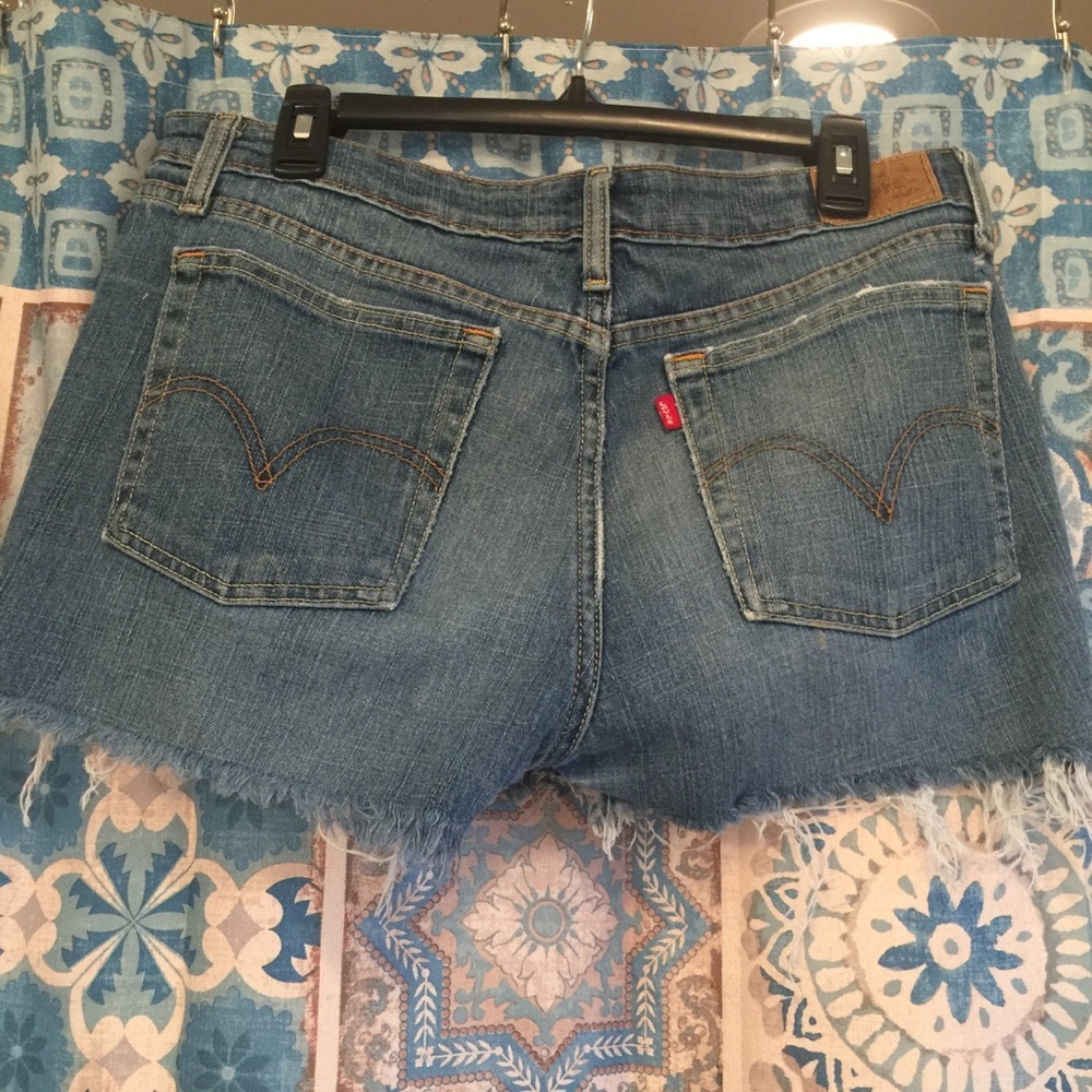 🌅♻️🌍Levi’s Jean Shorts/Cut off Skinny Jeans✂️👖 - Picture 2 of 9